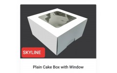 Plain Cake Box with Window 